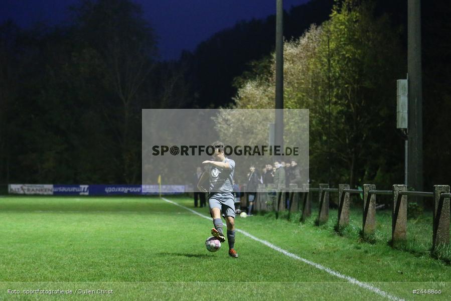 Sportgelände, Karlstadt, 25.10.2024, sport, action, Fussball, BFV, Gruppe WÜ MSP, U19, SVB, SGK, (SG) SV Rot-Weiss Bischbrunn, (SG) Kreis Karlstadt - Bild-ID: 2448866