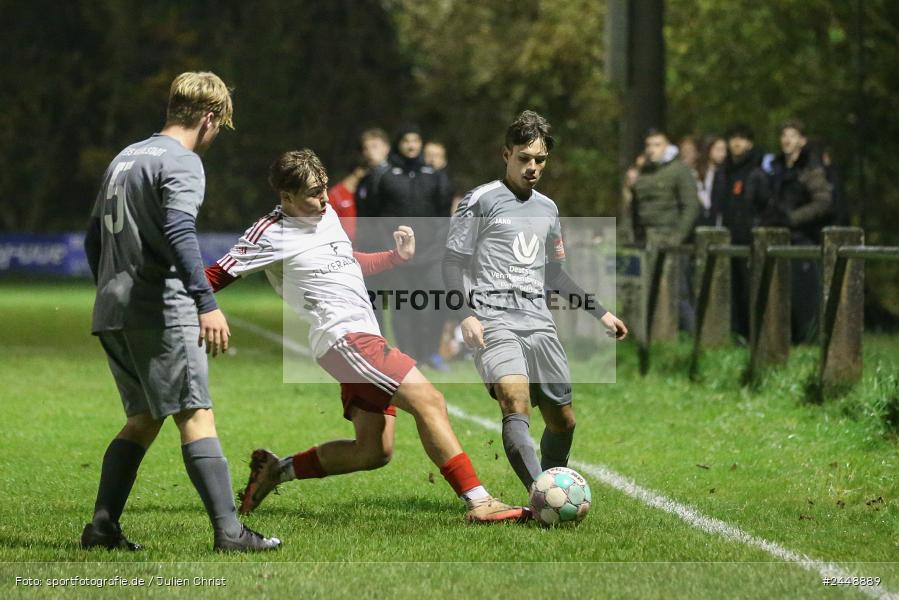 Sportgelände, Karlstadt, 25.10.2024, sport, action, Fussball, BFV, Gruppe WÜ MSP, U19, SVB, SGK, (SG) SV Rot-Weiss Bischbrunn, (SG) Kreis Karlstadt - Bild-ID: 2448889