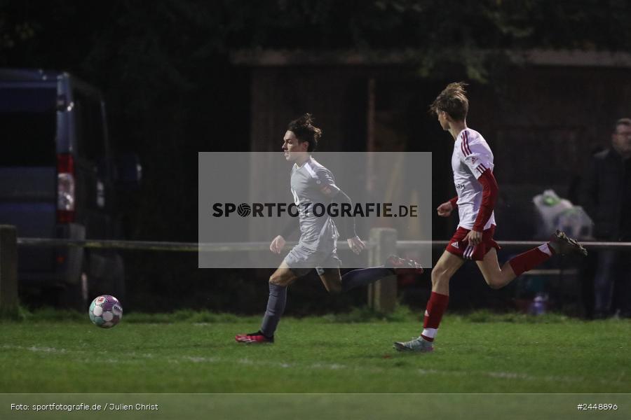 Sportgelände, Karlstadt, 25.10.2024, sport, action, Fussball, BFV, Gruppe WÜ MSP, U19, SVB, SGK, (SG) SV Rot-Weiss Bischbrunn, (SG) Kreis Karlstadt - Bild-ID: 2448896