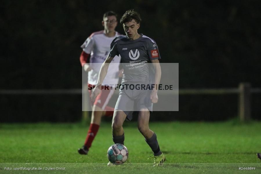 Sportgelände, Karlstadt, 25.10.2024, sport, action, Fussball, BFV, Gruppe WÜ MSP, U19, SVB, SGK, (SG) SV Rot-Weiss Bischbrunn, (SG) Kreis Karlstadt - Bild-ID: 2448899