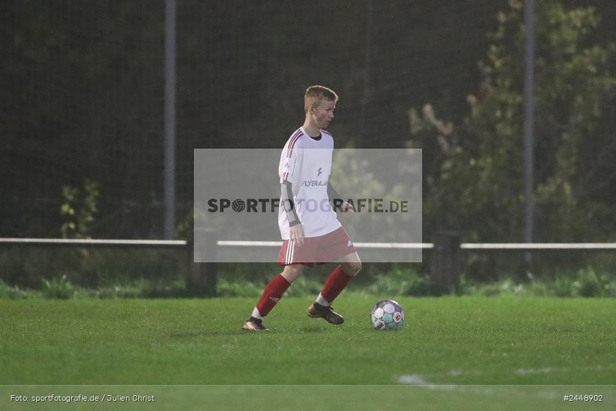 Sportgelände, Karlstadt, 25.10.2024, sport, action, Fussball, BFV, Gruppe WÜ MSP, U19, SVB, SGK, (SG) SV Rot-Weiss Bischbrunn, (SG) Kreis Karlstadt - Bild-ID: 2448902