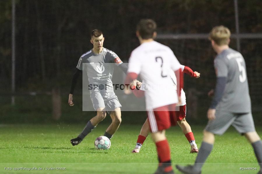 Sportgelände, Karlstadt, 25.10.2024, sport, action, Fussball, BFV, Gruppe WÜ MSP, U19, SVB, SGK, (SG) SV Rot-Weiss Bischbrunn, (SG) Kreis Karlstadt - Bild-ID: 2448904