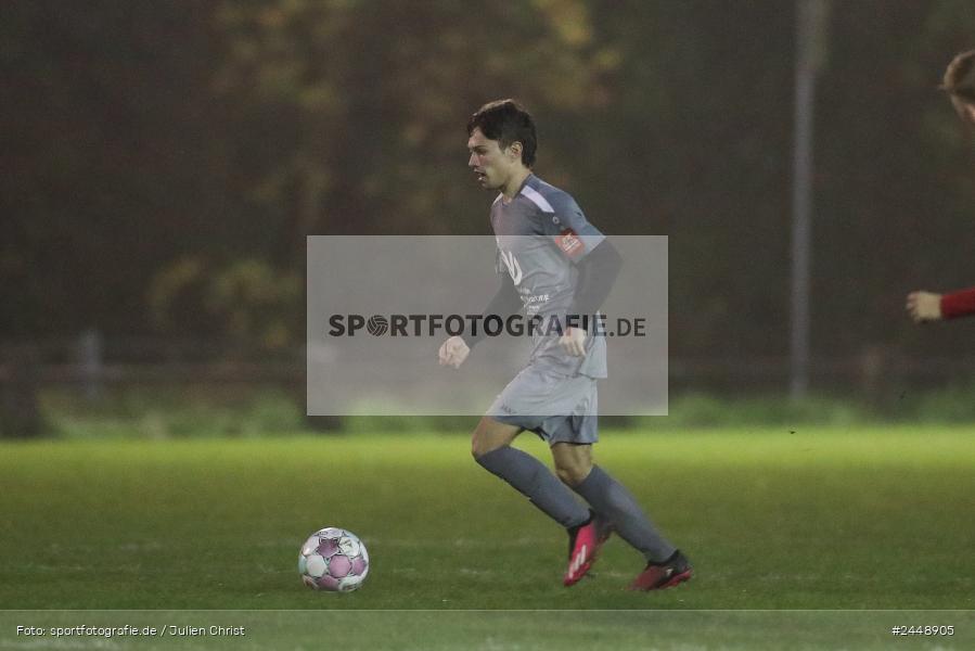 Sportgelände, Karlstadt, 25.10.2024, sport, action, Fussball, BFV, Gruppe WÜ MSP, U19, SVB, SGK, (SG) SV Rot-Weiss Bischbrunn, (SG) Kreis Karlstadt - Bild-ID: 2448905