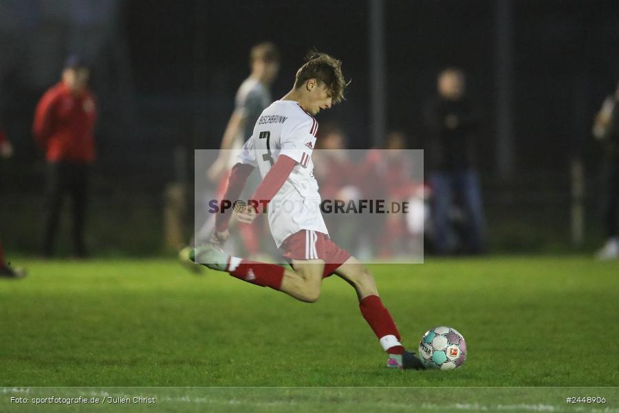 Sportgelände, Karlstadt, 25.10.2024, sport, action, Fussball, BFV, Gruppe WÜ MSP, U19, SVB, SGK, (SG) SV Rot-Weiss Bischbrunn, (SG) Kreis Karlstadt - Bild-ID: 2448906
