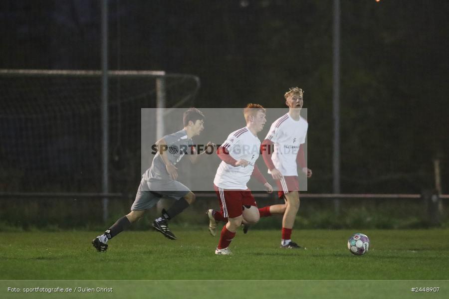 Sportgelände, Karlstadt, 25.10.2024, sport, action, Fussball, BFV, Gruppe WÜ MSP, U19, SVB, SGK, (SG) SV Rot-Weiss Bischbrunn, (SG) Kreis Karlstadt - Bild-ID: 2448907