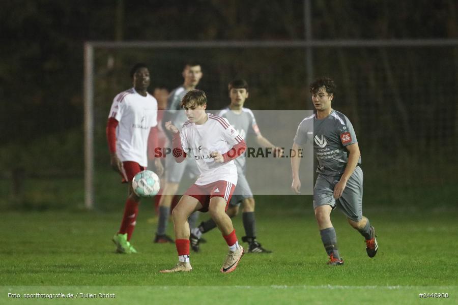Sportgelände, Karlstadt, 25.10.2024, sport, action, Fussball, BFV, Gruppe WÜ MSP, U19, SVB, SGK, (SG) SV Rot-Weiss Bischbrunn, (SG) Kreis Karlstadt - Bild-ID: 2448908