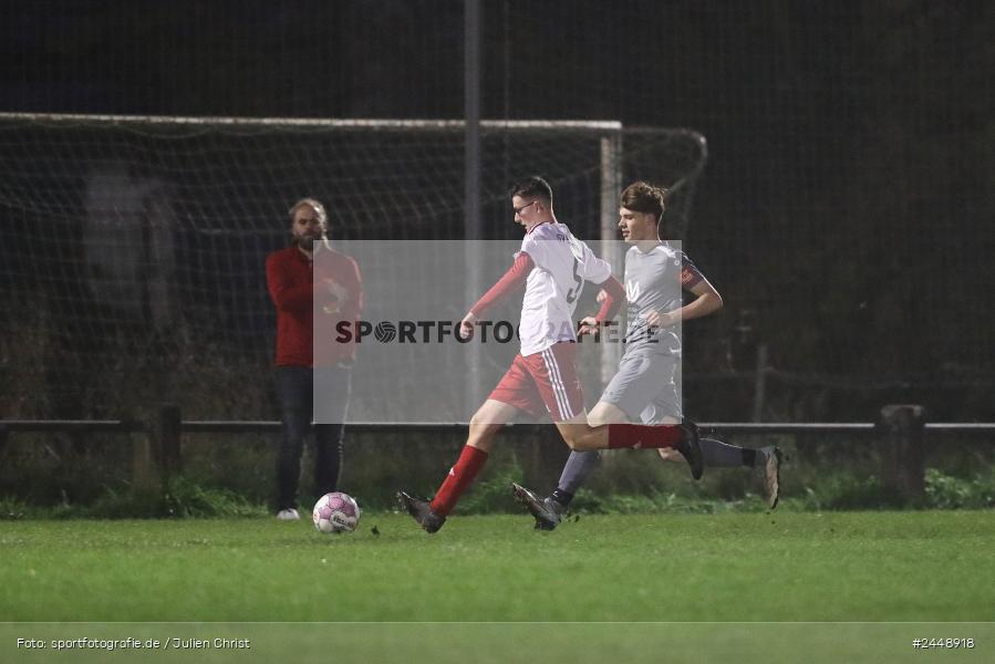 Sportgelände, Karlstadt, 25.10.2024, sport, action, Fussball, BFV, Gruppe WÜ MSP, U19, SVB, SGK, (SG) SV Rot-Weiss Bischbrunn, (SG) Kreis Karlstadt - Bild-ID: 2448918