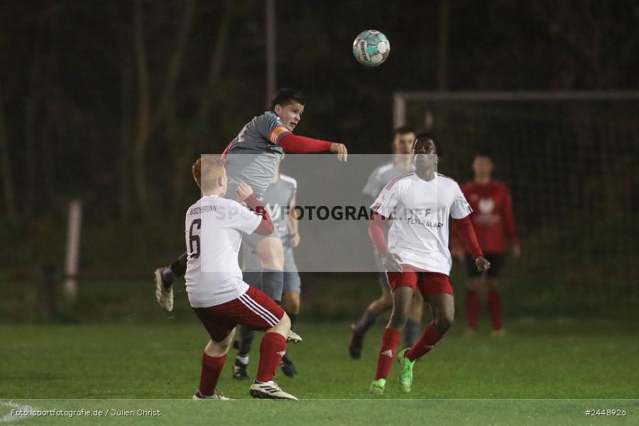Sportgelände, Karlstadt, 25.10.2024, sport, action, Fussball, BFV, Gruppe WÜ MSP, U19, SVB, SGK, (SG) SV Rot-Weiss Bischbrunn, (SG) Kreis Karlstadt - Bild-ID: 2448926