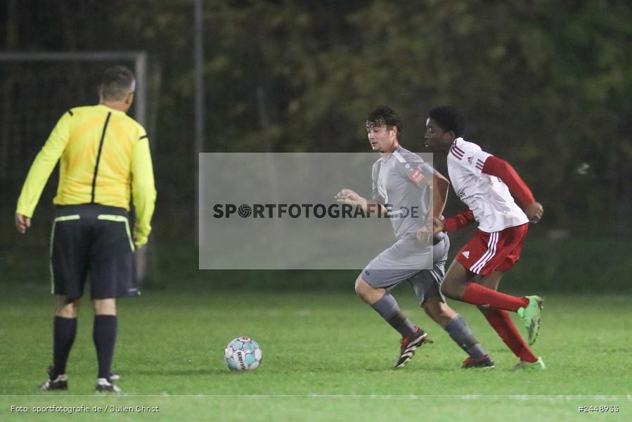 Sportgelände, Karlstadt, 25.10.2024, sport, action, Fussball, BFV, Gruppe WÜ MSP, U19, SVB, SGK, (SG) SV Rot-Weiss Bischbrunn, (SG) Kreis Karlstadt - Bild-ID: 2448933