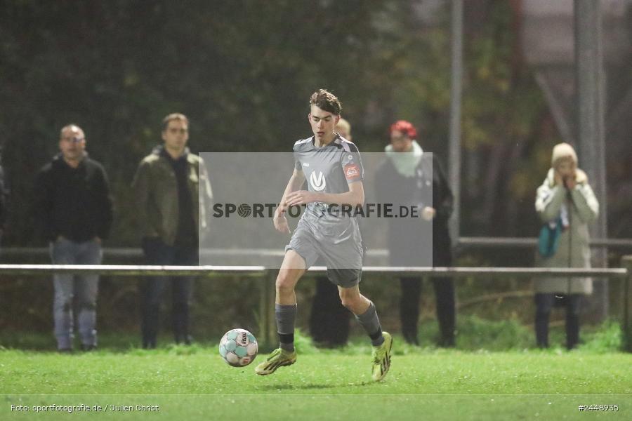 Sportgelände, Karlstadt, 25.10.2024, sport, action, Fussball, BFV, Gruppe WÜ MSP, U19, SVB, SGK, (SG) SV Rot-Weiss Bischbrunn, (SG) Kreis Karlstadt - Bild-ID: 2448935