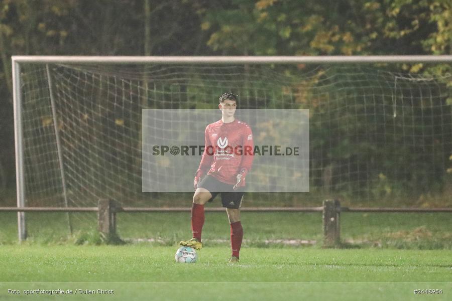 Sportgelände, Karlstadt, 25.10.2024, sport, action, Fussball, BFV, Gruppe WÜ MSP, U19, SVB, SGK, (SG) SV Rot-Weiss Bischbrunn, (SG) Kreis Karlstadt - Bild-ID: 2448954