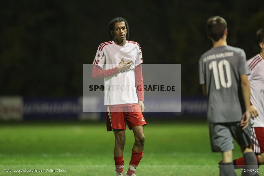 Sportgelände, Karlstadt, 25.10.2024, sport, action, Fussball, BFV, Gruppe WÜ MSP, U19, SVB, SGK, (SG) SV Rot-Weiss Bischbrunn, (SG) Kreis Karlstadt - Bild-ID: 2448960