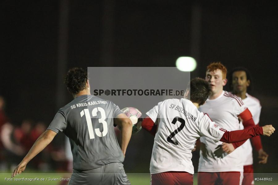 Sportgelände, Karlstadt, 25.10.2024, sport, action, Fussball, BFV, Gruppe WÜ MSP, U19, SVB, SGK, (SG) SV Rot-Weiss Bischbrunn, (SG) Kreis Karlstadt - Bild-ID: 2448962