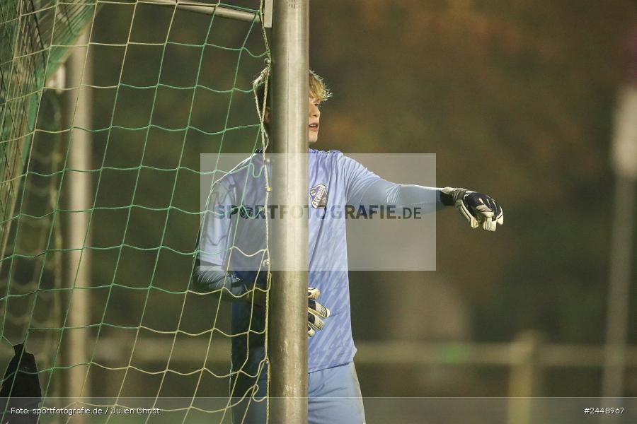 Sportgelände, Karlstadt, 25.10.2024, sport, action, Fussball, BFV, Gruppe WÜ MSP, U19, SVB, SGK, (SG) SV Rot-Weiss Bischbrunn, (SG) Kreis Karlstadt - Bild-ID: 2448967