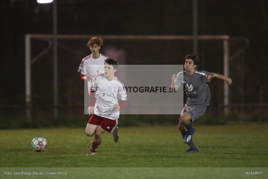 Sportgelände, Karlstadt, 25.10.2024, sport, action, Fussball, BFV, Gruppe WÜ MSP, U19, SVB, SGK, (SG) SV Rot-Weiss Bischbrunn, (SG) Kreis Karlstadt - Bild-ID: 2448977