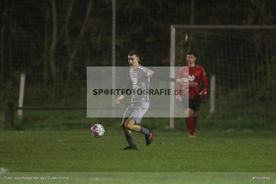 Sportgelände, Karlstadt, 25.10.2024, sport, action, Fussball, BFV, Gruppe WÜ MSP, U19, SVB, SGK, (SG) SV Rot-Weiss Bischbrunn, (SG) Kreis Karlstadt - Bild-ID: 2448986
