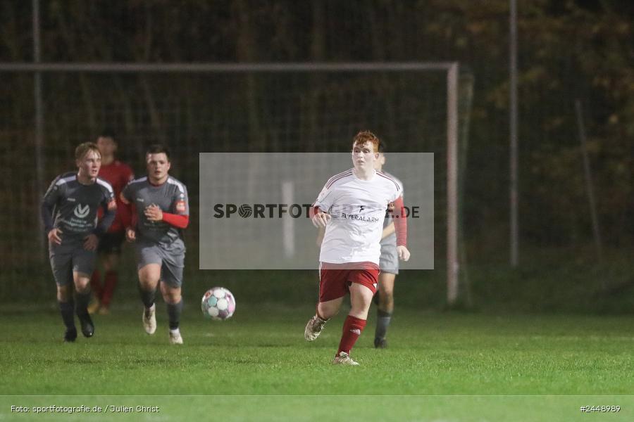 Sportgelände, Karlstadt, 25.10.2024, sport, action, Fussball, BFV, Gruppe WÜ MSP, U19, SVB, SGK, (SG) SV Rot-Weiss Bischbrunn, (SG) Kreis Karlstadt - Bild-ID: 2448989