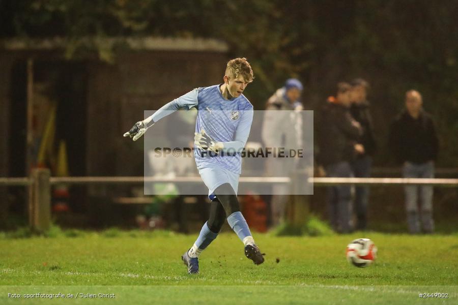 Sportgelände, Karlstadt, 25.10.2024, sport, action, Fussball, BFV, Gruppe WÜ MSP, U19, SVB, SGK, (SG) SV Rot-Weiss Bischbrunn, (SG) Kreis Karlstadt - Bild-ID: 2449002