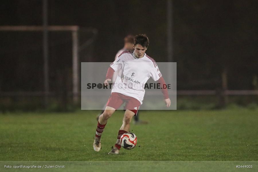 Sportgelände, Karlstadt, 25.10.2024, sport, action, Fussball, BFV, Gruppe WÜ MSP, U19, SVB, SGK, (SG) SV Rot-Weiss Bischbrunn, (SG) Kreis Karlstadt - Bild-ID: 2449003