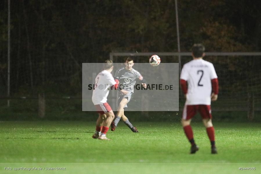 Sportgelände, Karlstadt, 25.10.2024, sport, action, Fussball, BFV, Gruppe WÜ MSP, U19, SVB, SGK, (SG) SV Rot-Weiss Bischbrunn, (SG) Kreis Karlstadt - Bild-ID: 2449005