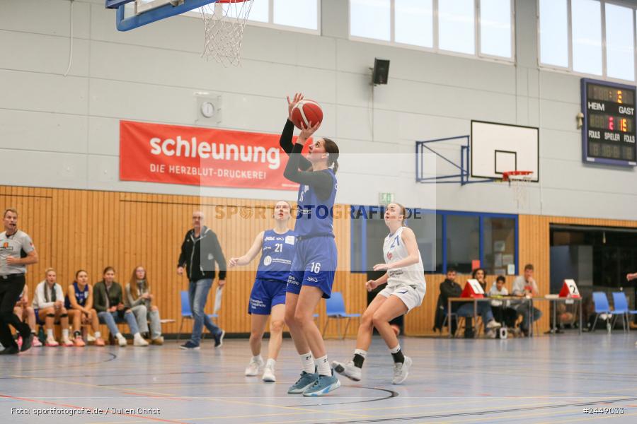Hans-Wilhelm-Renkhoff Halle, Marktheidenfeld, 26.10.2024, sport, action, DBB, Regionalliga Damen HR-Nord, Basketball, TGW, TVM, TG 48 Würzburg 2, TV Marktheidenfeld - Bild-ID: 2449033