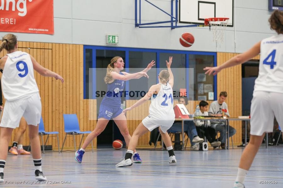 Hans-Wilhelm-Renkhoff Halle, Marktheidenfeld, 26.10.2024, sport, action, DBB, Regionalliga Damen HR-Nord, Basketball, TGW, TVM, TG 48 Würzburg 2, TV Marktheidenfeld - Bild-ID: 2449036