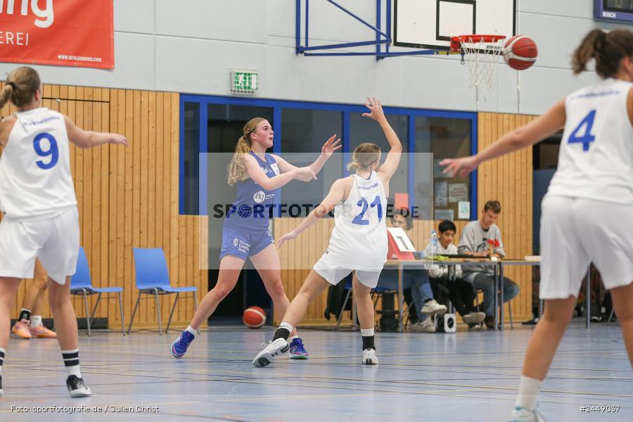 Hans-Wilhelm-Renkhoff Halle, Marktheidenfeld, 26.10.2024, sport, action, DBB, Regionalliga Damen HR-Nord, Basketball, TGW, TVM, TG 48 Würzburg 2, TV Marktheidenfeld - Bild-ID: 2449037