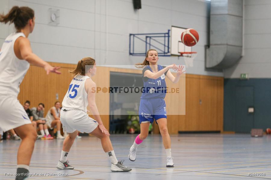 Hans-Wilhelm-Renkhoff Halle, Marktheidenfeld, 26.10.2024, sport, action, DBB, Regionalliga Damen HR-Nord, Basketball, TGW, TVM, TG 48 Würzburg 2, TV Marktheidenfeld - Bild-ID: 2449038