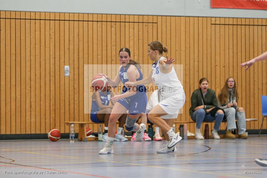 Hans-Wilhelm-Renkhoff Halle, Marktheidenfeld, 26.10.2024, sport, action, DBB, Regionalliga Damen HR-Nord, Basketball, TGW, TVM, TG 48 Würzburg 2, TV Marktheidenfeld - Bild-ID: 2449039