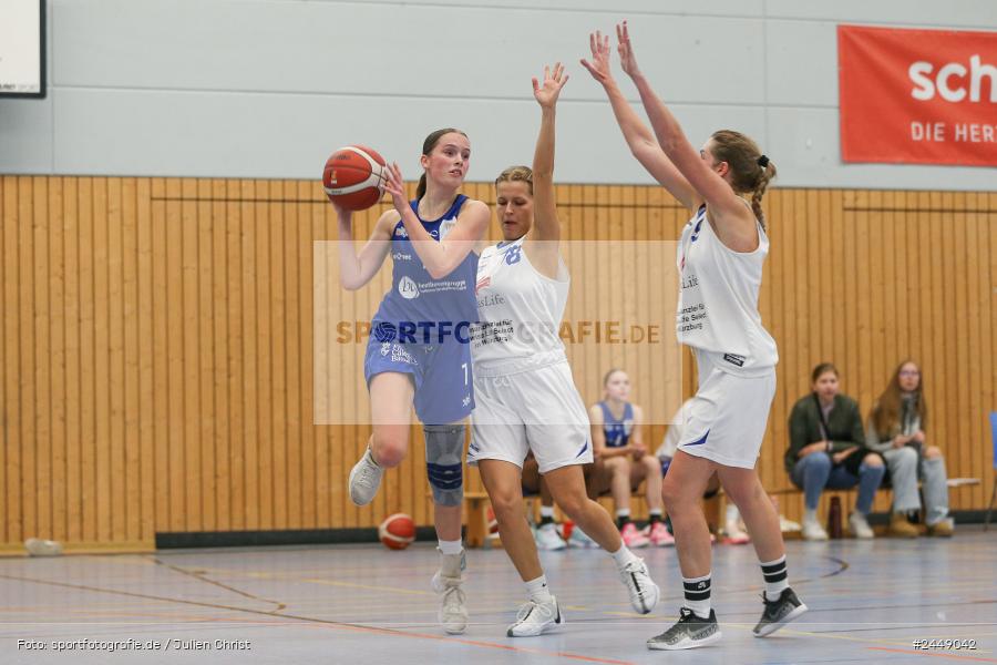 Hans-Wilhelm-Renkhoff Halle, Marktheidenfeld, 26.10.2024, sport, action, DBB, Regionalliga Damen HR-Nord, Basketball, TGW, TVM, TG 48 Würzburg 2, TV Marktheidenfeld - Bild-ID: 2449042