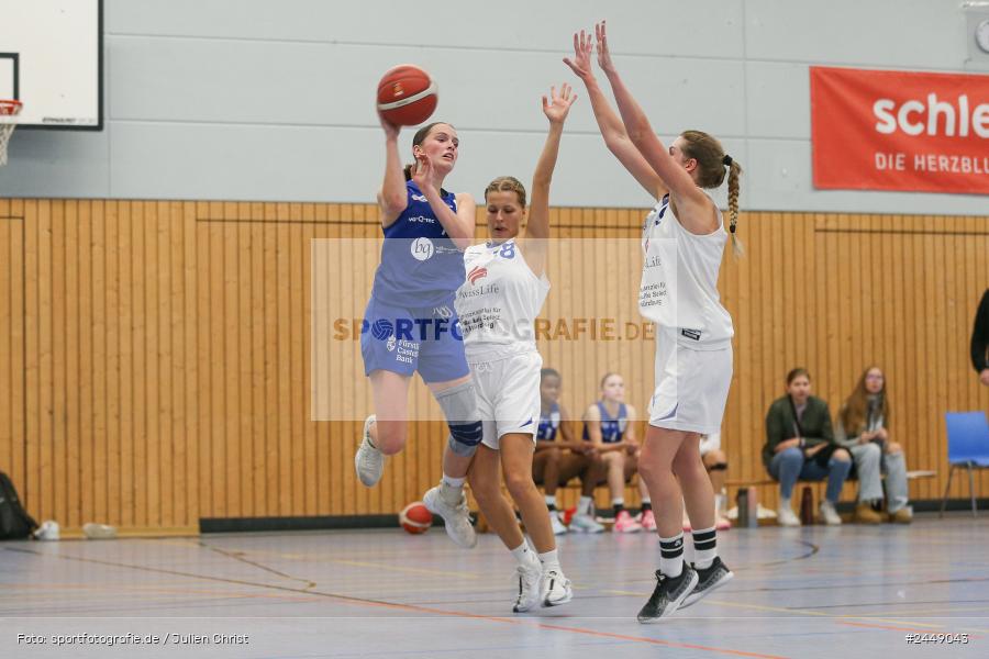 Hans-Wilhelm-Renkhoff Halle, Marktheidenfeld, 26.10.2024, sport, action, DBB, Regionalliga Damen HR-Nord, Basketball, TGW, TVM, TG 48 Würzburg 2, TV Marktheidenfeld - Bild-ID: 2449043