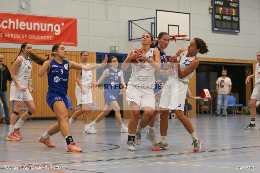 Hans-Wilhelm-Renkhoff Halle, Marktheidenfeld, 26.10.2024, sport, action, DBB, Regionalliga Damen HR-Nord, Basketball, TGW, TVM, TG 48 Würzburg 2, TV Marktheidenfeld - Bild-ID: 2449049