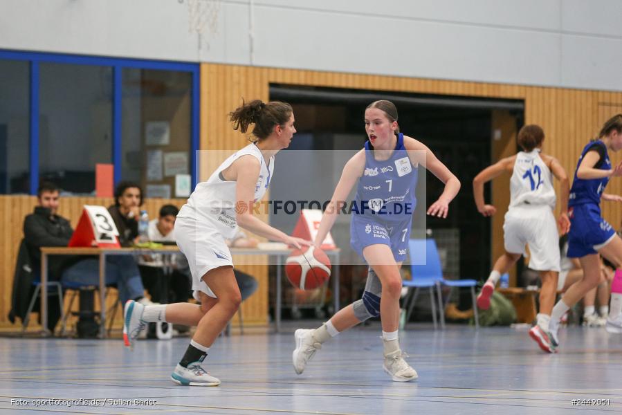 Hans-Wilhelm-Renkhoff Halle, Marktheidenfeld, 26.10.2024, sport, action, DBB, Regionalliga Damen HR-Nord, Basketball, TGW, TVM, TG 48 Würzburg 2, TV Marktheidenfeld - Bild-ID: 2449051