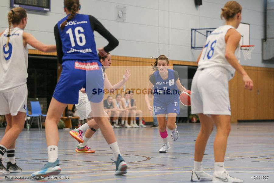 Hans-Wilhelm-Renkhoff Halle, Marktheidenfeld, 26.10.2024, sport, action, DBB, Regionalliga Damen HR-Nord, Basketball, TGW, TVM, TG 48 Würzburg 2, TV Marktheidenfeld - Bild-ID: 2449057