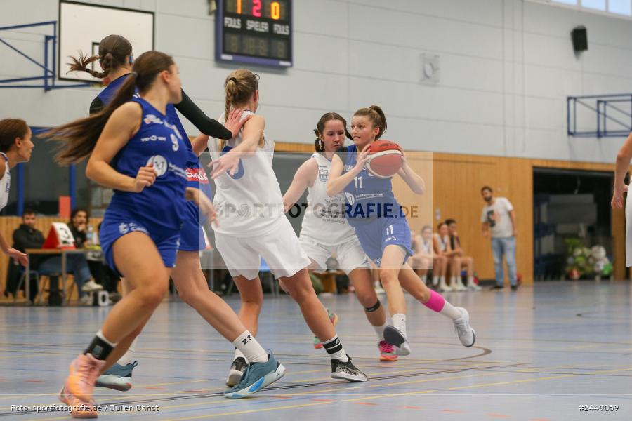 Hans-Wilhelm-Renkhoff Halle, Marktheidenfeld, 26.10.2024, sport, action, DBB, Regionalliga Damen HR-Nord, Basketball, TGW, TVM, TG 48 Würzburg 2, TV Marktheidenfeld - Bild-ID: 2449059