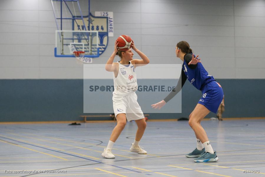 Hans-Wilhelm-Renkhoff Halle, Marktheidenfeld, 26.10.2024, sport, action, DBB, Regionalliga Damen HR-Nord, Basketball, TGW, TVM, TG 48 Würzburg 2, TV Marktheidenfeld - Bild-ID: 2449073