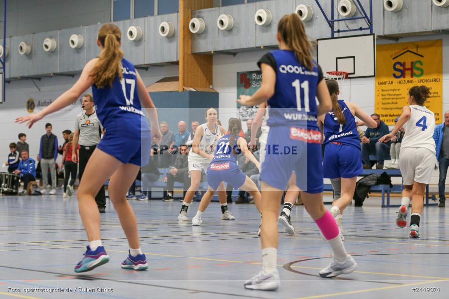 Hans-Wilhelm-Renkhoff Halle, Marktheidenfeld, 26.10.2024, sport, action, DBB, Regionalliga Damen HR-Nord, Basketball, TGW, TVM, TG 48 Würzburg 2, TV Marktheidenfeld - Bild-ID: 2449074