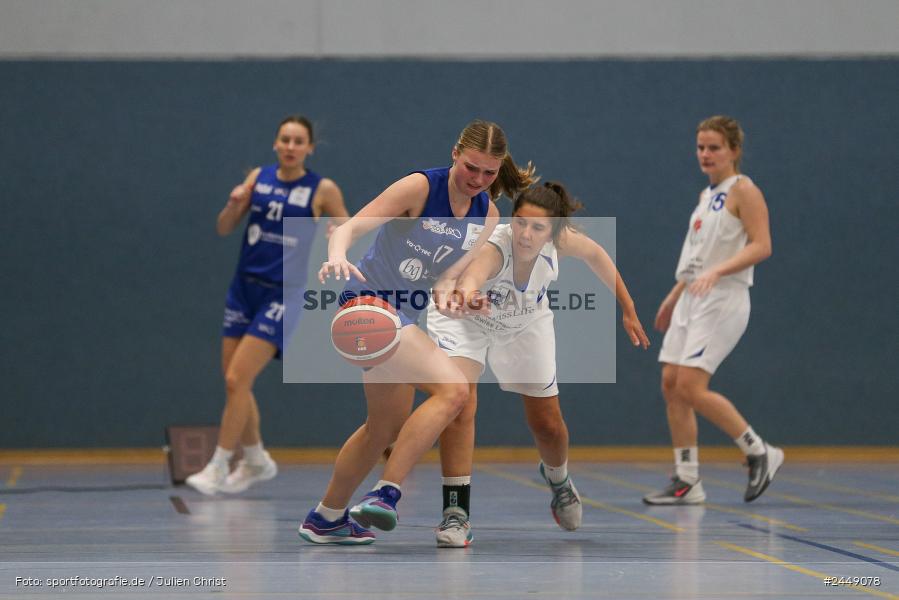 Hans-Wilhelm-Renkhoff Halle, Marktheidenfeld, 26.10.2024, sport, action, DBB, Regionalliga Damen HR-Nord, Basketball, TGW, TVM, TG 48 Würzburg 2, TV Marktheidenfeld - Bild-ID: 2449078