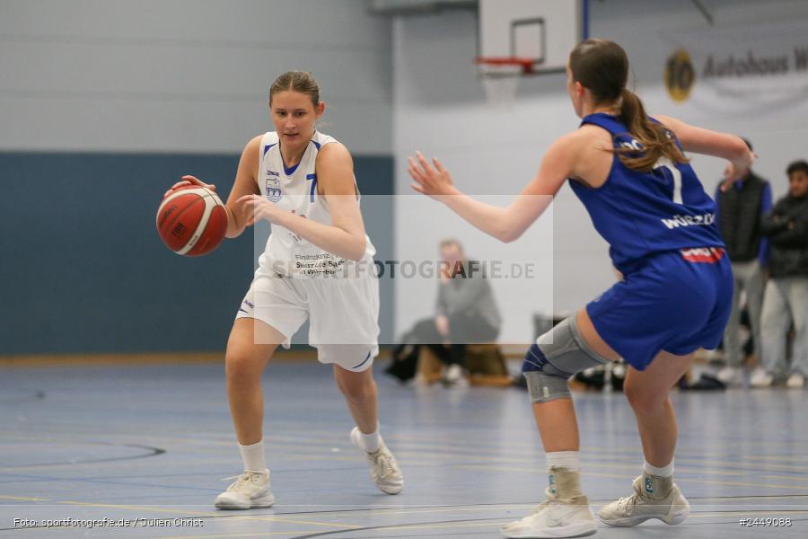 Hans-Wilhelm-Renkhoff Halle, Marktheidenfeld, 26.10.2024, sport, action, DBB, Regionalliga Damen HR-Nord, Basketball, TGW, TVM, TG 48 Würzburg 2, TV Marktheidenfeld - Bild-ID: 2449088