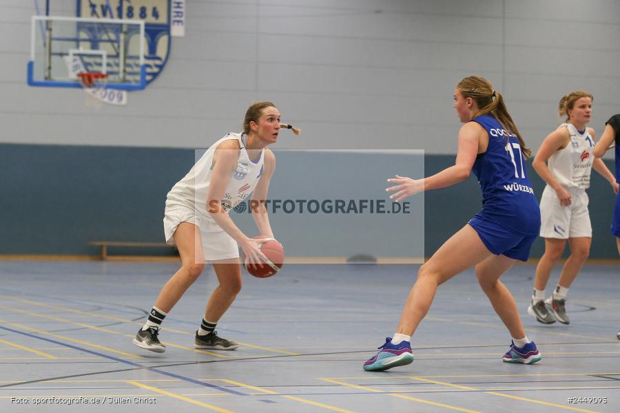 Hans-Wilhelm-Renkhoff Halle, Marktheidenfeld, 26.10.2024, sport, action, DBB, Regionalliga Damen HR-Nord, Basketball, TGW, TVM, TG 48 Würzburg 2, TV Marktheidenfeld - Bild-ID: 2449093