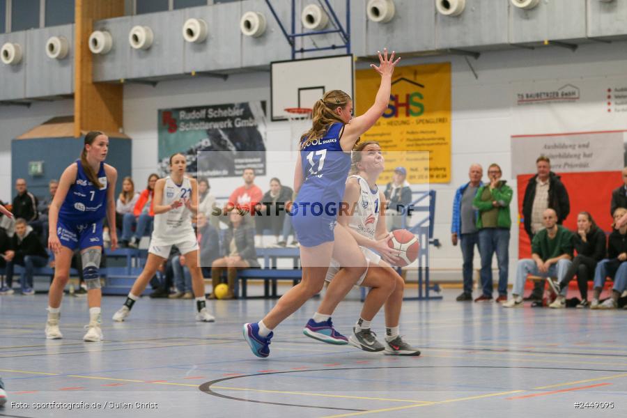 Hans-Wilhelm-Renkhoff Halle, Marktheidenfeld, 26.10.2024, sport, action, DBB, Regionalliga Damen HR-Nord, Basketball, TGW, TVM, TG 48 Würzburg 2, TV Marktheidenfeld - Bild-ID: 2449095