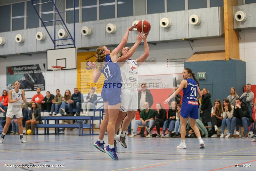 Hans-Wilhelm-Renkhoff Halle, Marktheidenfeld, 26.10.2024, sport, action, DBB, Regionalliga Damen HR-Nord, Basketball, TGW, TVM, TG 48 Würzburg 2, TV Marktheidenfeld - Bild-ID: 2449097