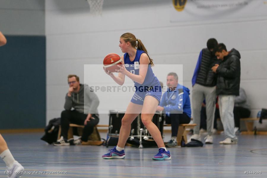 Hans-Wilhelm-Renkhoff Halle, Marktheidenfeld, 26.10.2024, sport, action, DBB, Regionalliga Damen HR-Nord, Basketball, TGW, TVM, TG 48 Würzburg 2, TV Marktheidenfeld - Bild-ID: 2449098