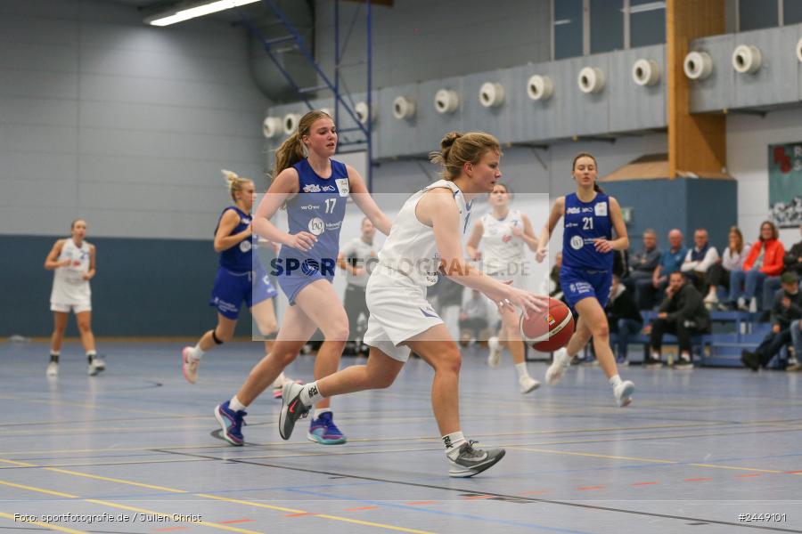 Hans-Wilhelm-Renkhoff Halle, Marktheidenfeld, 26.10.2024, sport, action, DBB, Regionalliga Damen HR-Nord, Basketball, TGW, TVM, TG 48 Würzburg 2, TV Marktheidenfeld - Bild-ID: 2449101
