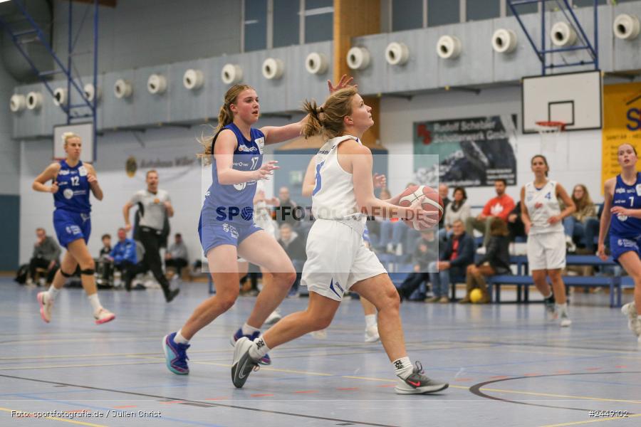 Hans-Wilhelm-Renkhoff Halle, Marktheidenfeld, 26.10.2024, sport, action, DBB, Regionalliga Damen HR-Nord, Basketball, TGW, TVM, TG 48 Würzburg 2, TV Marktheidenfeld - Bild-ID: 2449102