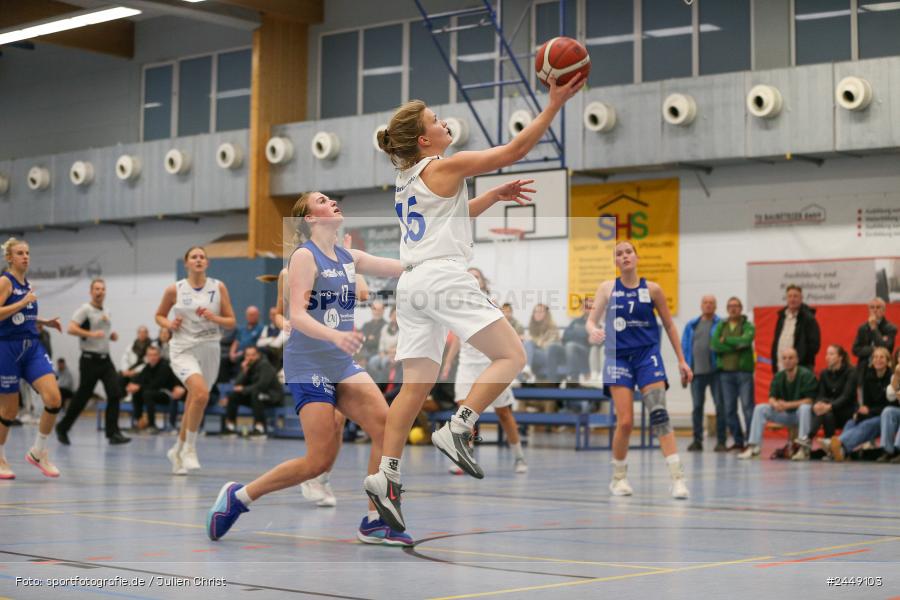 Hans-Wilhelm-Renkhoff Halle, Marktheidenfeld, 26.10.2024, sport, action, DBB, Regionalliga Damen HR-Nord, Basketball, TGW, TVM, TG 48 Würzburg 2, TV Marktheidenfeld - Bild-ID: 2449103