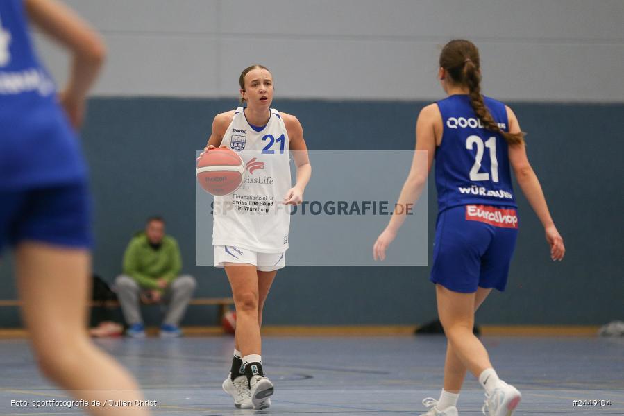 Hans-Wilhelm-Renkhoff Halle, Marktheidenfeld, 26.10.2024, sport, action, DBB, Regionalliga Damen HR-Nord, Basketball, TGW, TVM, TG 48 Würzburg 2, TV Marktheidenfeld - Bild-ID: 2449104