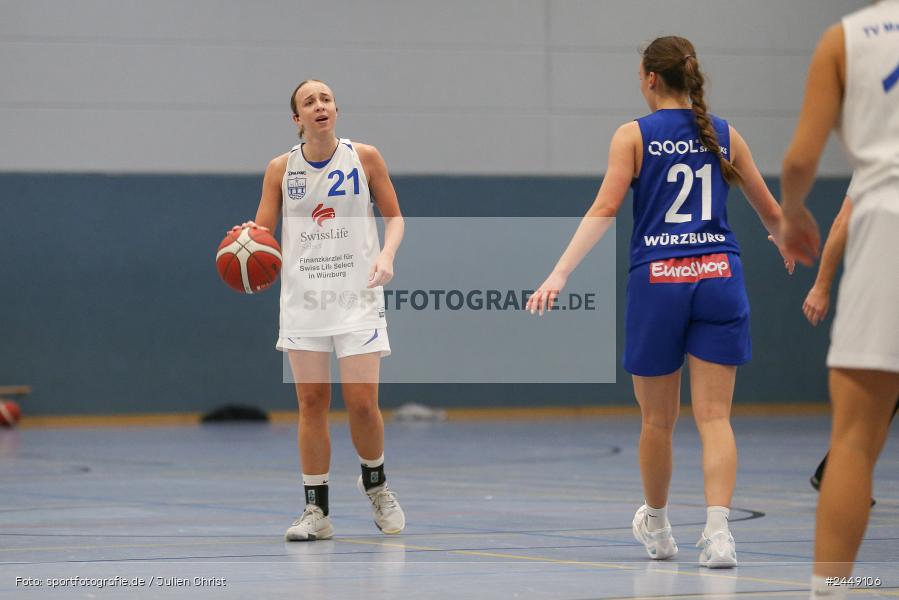 Hans-Wilhelm-Renkhoff Halle, Marktheidenfeld, 26.10.2024, sport, action, DBB, Regionalliga Damen HR-Nord, Basketball, TGW, TVM, TG 48 Würzburg 2, TV Marktheidenfeld - Bild-ID: 2449106