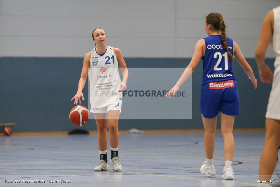 Hans-Wilhelm-Renkhoff Halle, Marktheidenfeld, 26.10.2024, sport, action, DBB, Regionalliga Damen HR-Nord, Basketball, TGW, TVM, TG 48 Würzburg 2, TV Marktheidenfeld - Bild-ID: 2449107