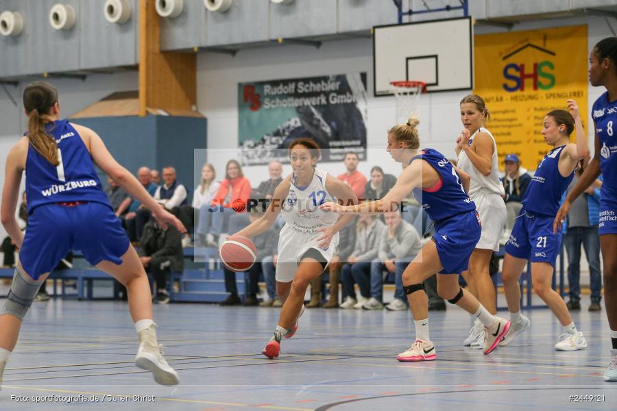 Hans-Wilhelm-Renkhoff Halle, Marktheidenfeld, 26.10.2024, sport, action, DBB, Regionalliga Damen HR-Nord, Basketball, TGW, TVM, TG 48 Würzburg 2, TV Marktheidenfeld - Bild-ID: 2449121